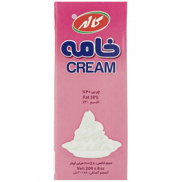 خامه پرچرب کاله 200 گرمی
